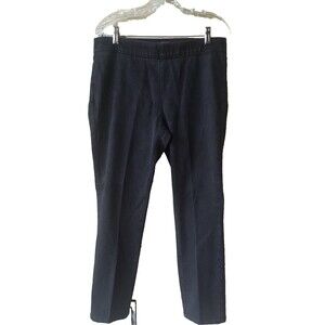 NYDJ womens Poppy Pull On Denim Leggings Jeans size 12 Faded Black 27” inseam